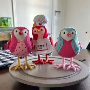 Colorful Bird Plush Set